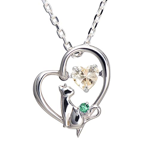 Leda レダ ダンシングストーン 輝くハート ネックレス Silver925 新品 Leda レダ ハート ダンシングストーン ネックレス